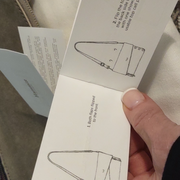 ❤️Hammitt Dillon Black Pewter Reversible 3 Way Clutch Crossbody leather Handbag - Picture 11 of 14